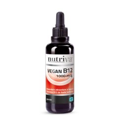Nutriva Vegan B12 Liquido 30 ml - Integratore di vitamina b12 Nutriva Vegan B12 Liquido 30 ml - Integratore di vitamina b12