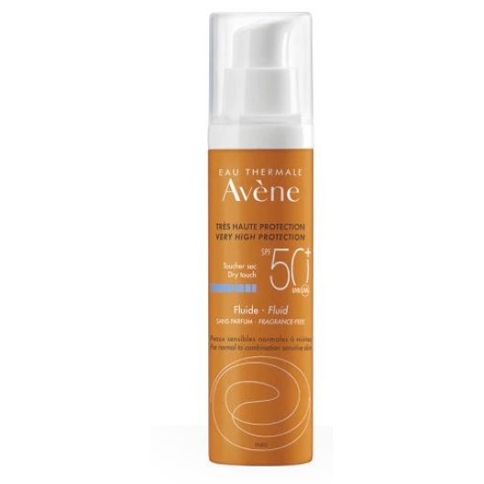 Avène Solare Fluido SPF 50+ Senza Profumo 50 ml