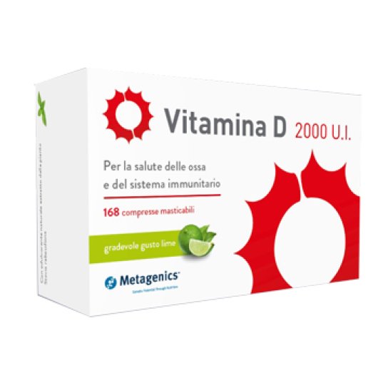 Vitamina D Ossa 2000 UI Metagenics 168 Compresse