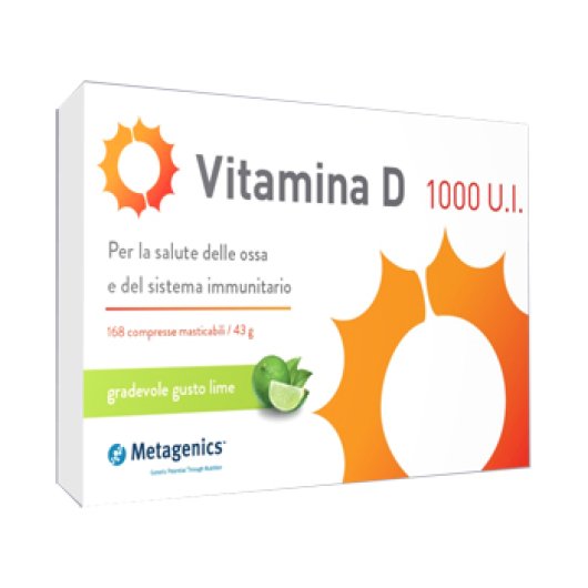 Vitamina D Ossa 1000 UI Metagenics 168 Compresse