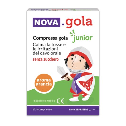 NOVA GOLA JUNIOR ARANCIA 20CPR