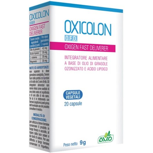 Oxicolon O.F.D. - Avd Reform - 20 capsule - Integratore alimentare per il benessere intestinale