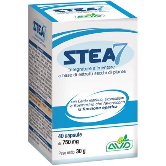 Stea 7 - Avd Reform - 40 capsule - Integratore alimentare che favorisce la funzionalità epatica