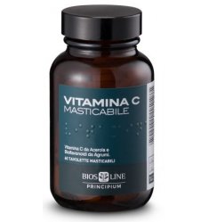 Principium Vitamina C - Bios Line - 60 compresse masticabili - Integratore per sistema immunitario