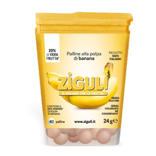 ZIGULI BANANA 40PALLINE 24G