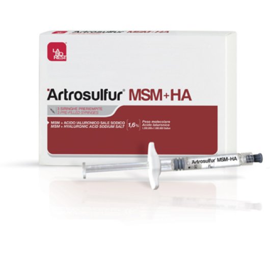 ARTROSULFUR MSM+HA 3SIR PRER