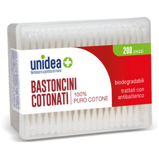 UNIDEA BASTONCINI COT 200PZ