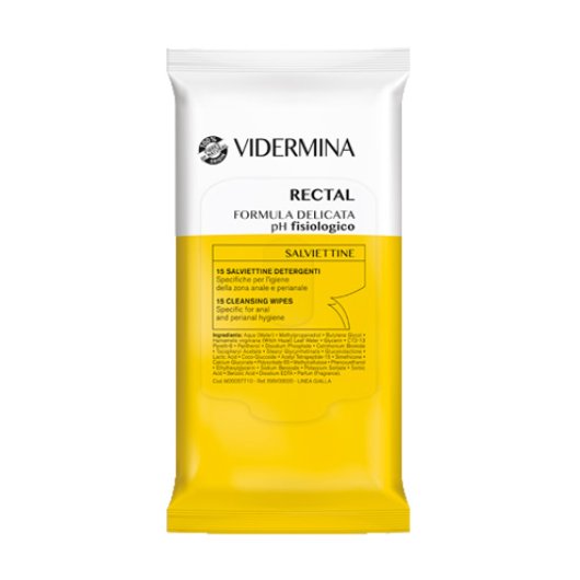 VIDERMINA RECTAL SALVIETTE15PZ