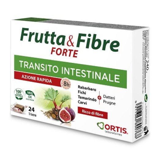 FRUTTA & FIBRE FORTE 24CUBETTI