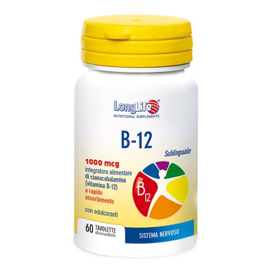 LONGLIFE B12 1000MCG 60TAV