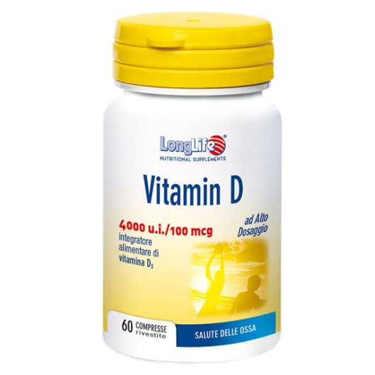 LONGLIFE VITAMIN D4000UI 60CPR