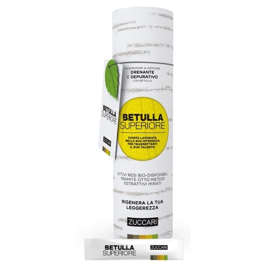 Betulla Superiore - Zuccari - 25 stick-pack da 10 ml - Integratore alimentare a base di betulla per il corretto bilanciamento dei liquidi nell'organismo