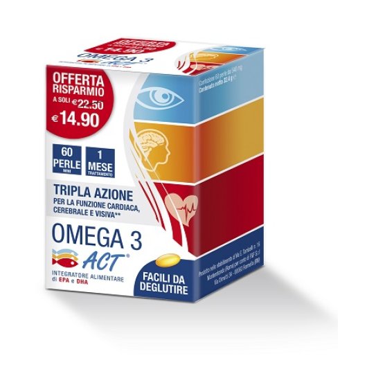 OMEGA 3 ACT 60PRL 540MG