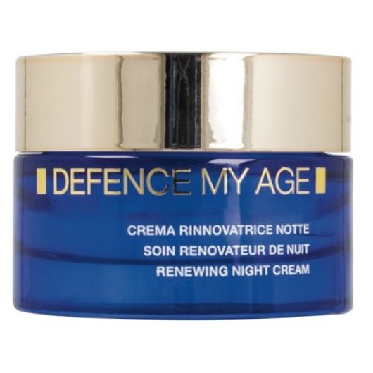 Bionike Defence My Age Crema Rinnovatrice Notte - Vasetto da 50 ml - Trattamento viso anti-age ad azione levigante