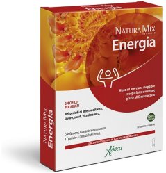 Aboca Natura Mix Advanced Energia 10 Flaconcini - Integratore per Energia e Vitalità