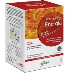 Aboca Natura Mix Advanced Energia 20 Bustine - Integratore per Energia e Vitalità Aboca Natura Mix Advanced Energia 20 Bustine - Integratore per Energia e Vitalità
