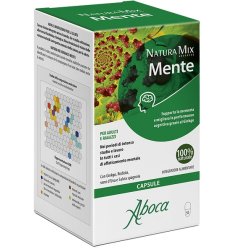 Aboca Natura Mix Advanced Mente 50 Capsule - Supporto per Memoria e Funzioni Cognitive Aboca Natura Mix Advanced Mente 50 Capsule - Supporto per Memoria e Funzioni Cognitive
