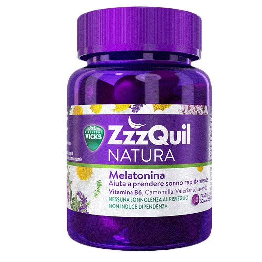 ZzzQuil NATURA Integratore Naturale Per Il Sonno 30 pastiglie gommose