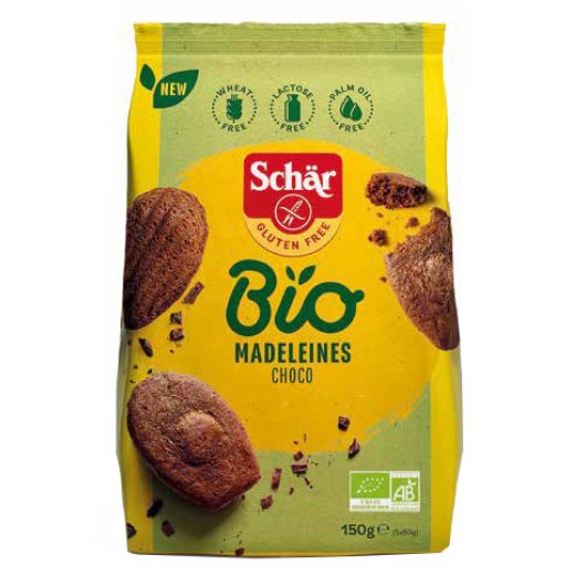 SCHAR BIO MADELEINES CHOCO150G