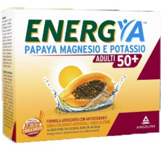 Energya 50+ Papaya Magnesio E Potassio 14 Bustine