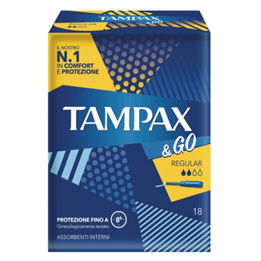 TAMPAX&GO REGULAR 18PZ