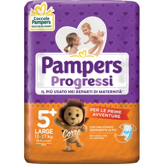 PAMPERS PROGRESSI LARGE 19PZ