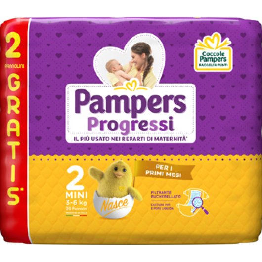 PAMPERS PROGRESSI MINI 30PZ