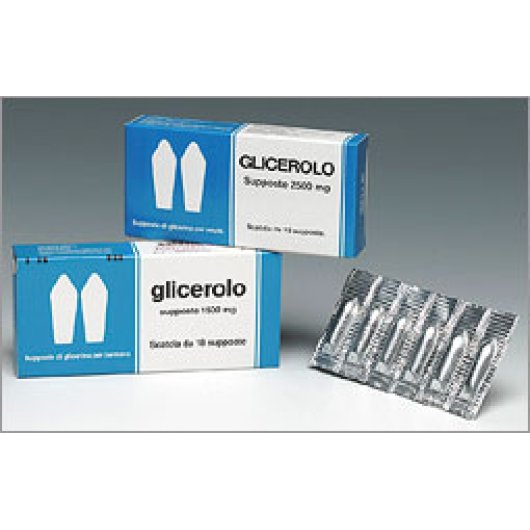 GLICEROLO AD 18SUPP 2250MG