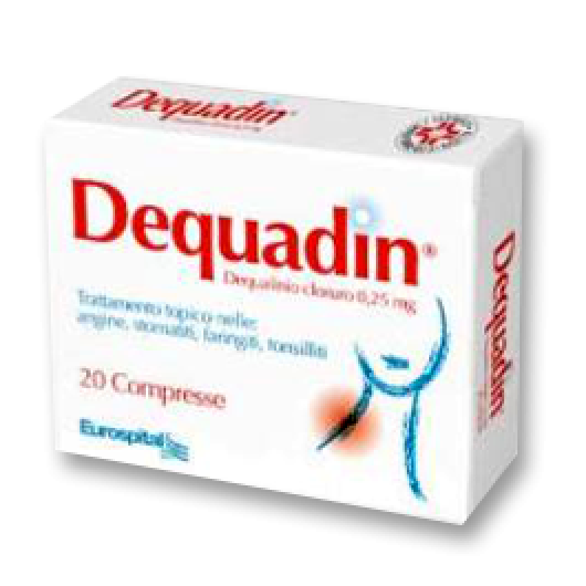 DEQUADIN 20CPR 0,25MG