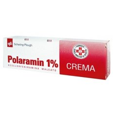 Polaramin 1% - Bayer - Tubetto da 25 grammi - Crema per il trattamento di dermatiti pruriginose, eritemi solari e punture d'insetto