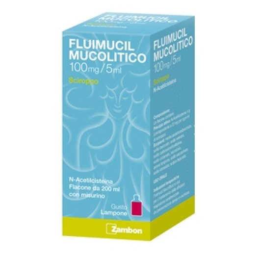 FLUIMUCIL MUCOL SCIR 100MG/5ML