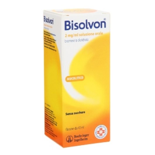 Bisolvon - Opella - Flacone da 40 ml - Soluzione orale per un rapido rimedio contro l’eccesso di catarro e la tosse grassa