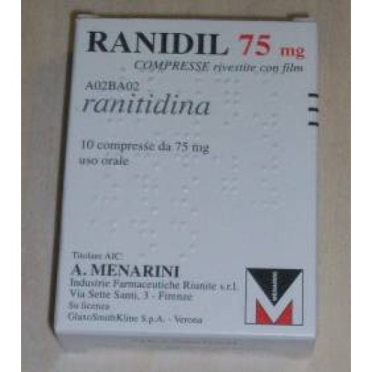 RANIDIL 75 10CPR RIV 75MG