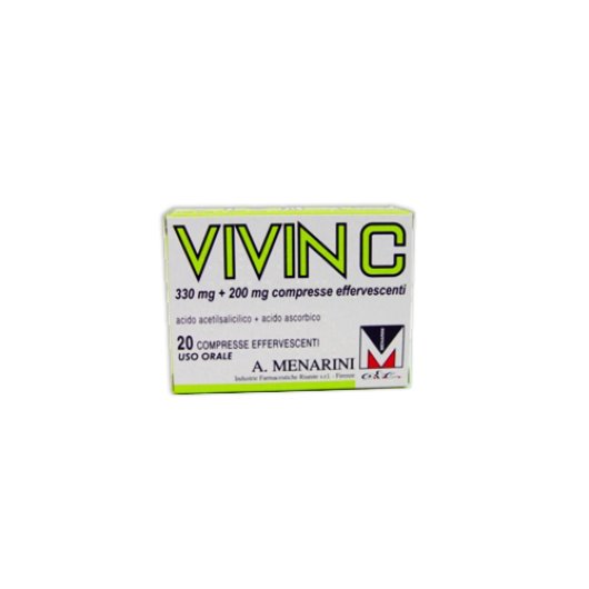 VIVIN C 20CPR EFF 330MG+200MG