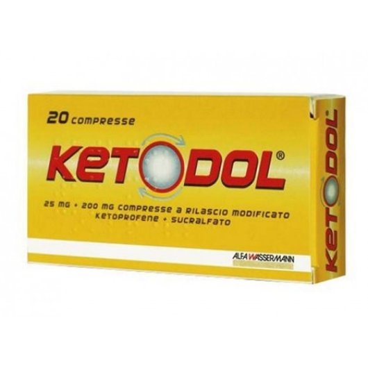 KETODOL 20CPR 25MG+200MG