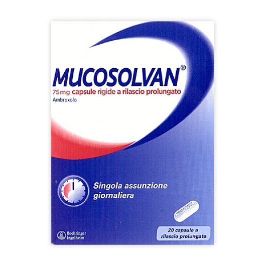 Mucosolvan - Opella - 20 capsule rigide - Capsule per il trattamento delle turbe della secrezione nelle affezioni broncopolmonari acute e croniche