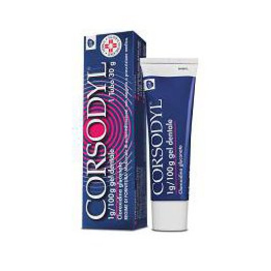 CORSODYL GEL DENT 30G 1G/100G