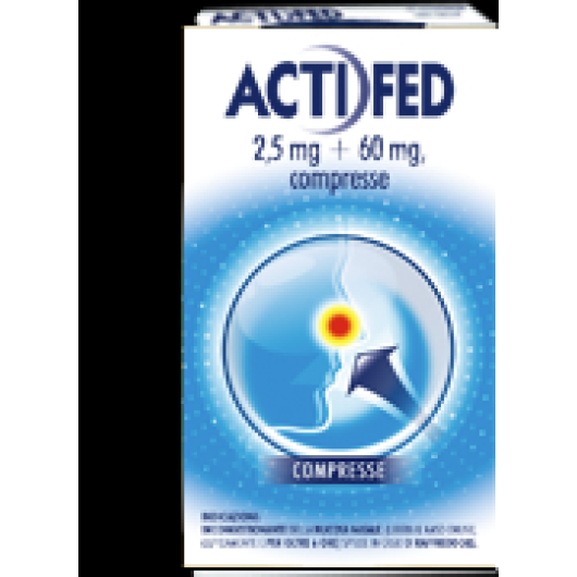 ACTIFED 12CPR 2,5MG+60MG