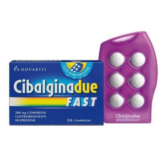 CIBALGINA DUE FAST 24CPR 200MG