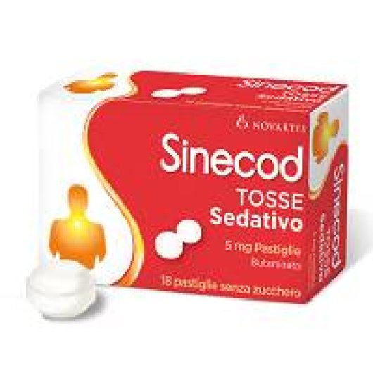 SINECOD TOSSE SED 18PAST 5MG