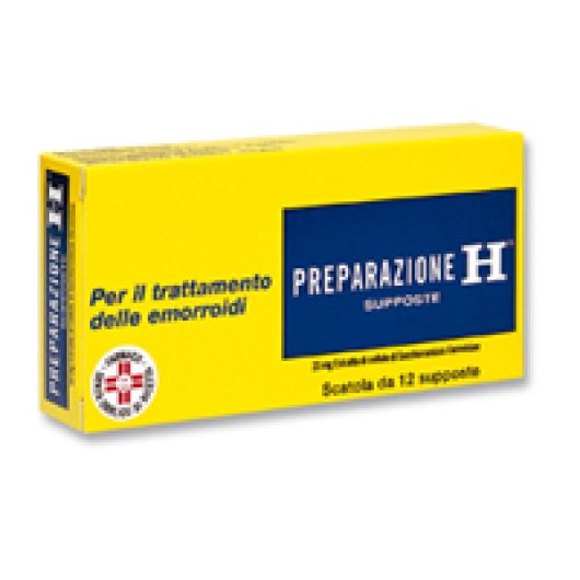 PREPARAZIONE H 12SUPP 23MG