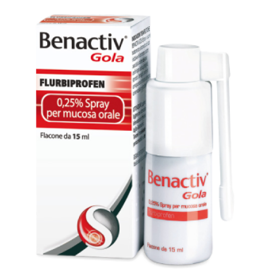 BENACTIV GOLA SPRAY 15ML 0,25%