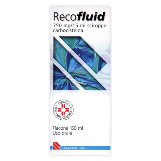 RECOFLUID SCIR FL 150ML 750MG