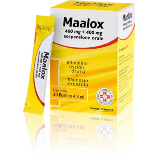 MAALOX OS 20BUST 460MG+400MG