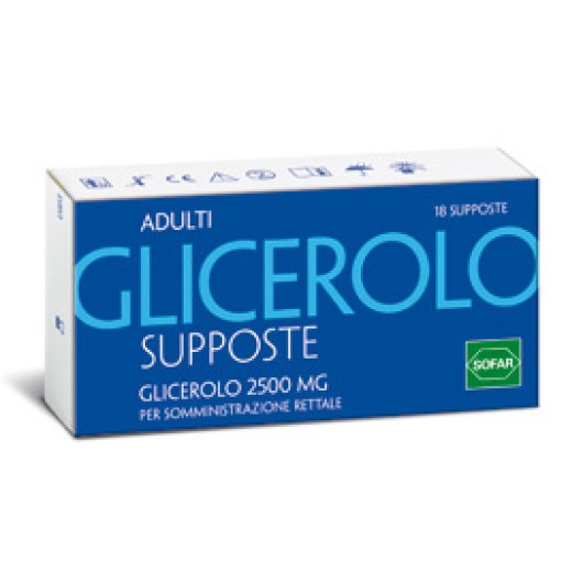 GLICEROLO AD 18SUPP 2250MG