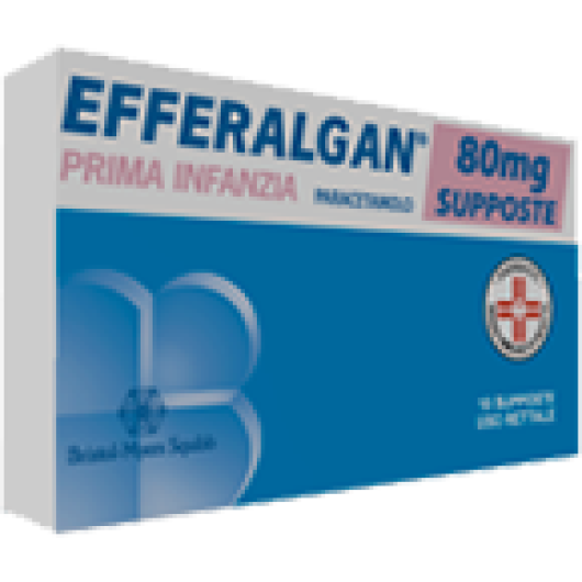 EFFERALGAN 10SUPP 80MG