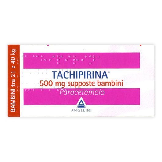 TACHIPIRINA BB 10SUPP 500MG