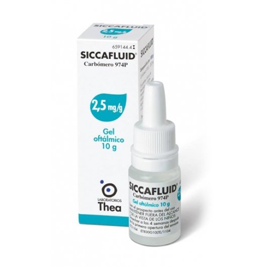 SICCAFLUID GEL OFT 10G 2,5MG/G