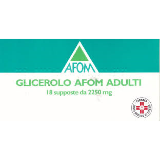 GLICEROLO AFOM AD 18SUPP2250MG