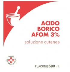 ACIDO BORICO AFOM 3% 500ML